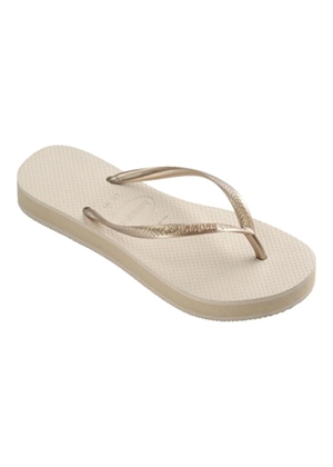 Hav. Slim Flatform sandal Beige Havaianas